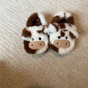 Cute Cow Print Slippers